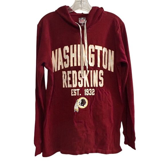 Vintage Washington Redskins NFL Women's Hoodie Sweatshirt Maroon Size M - Picture 1 of 16